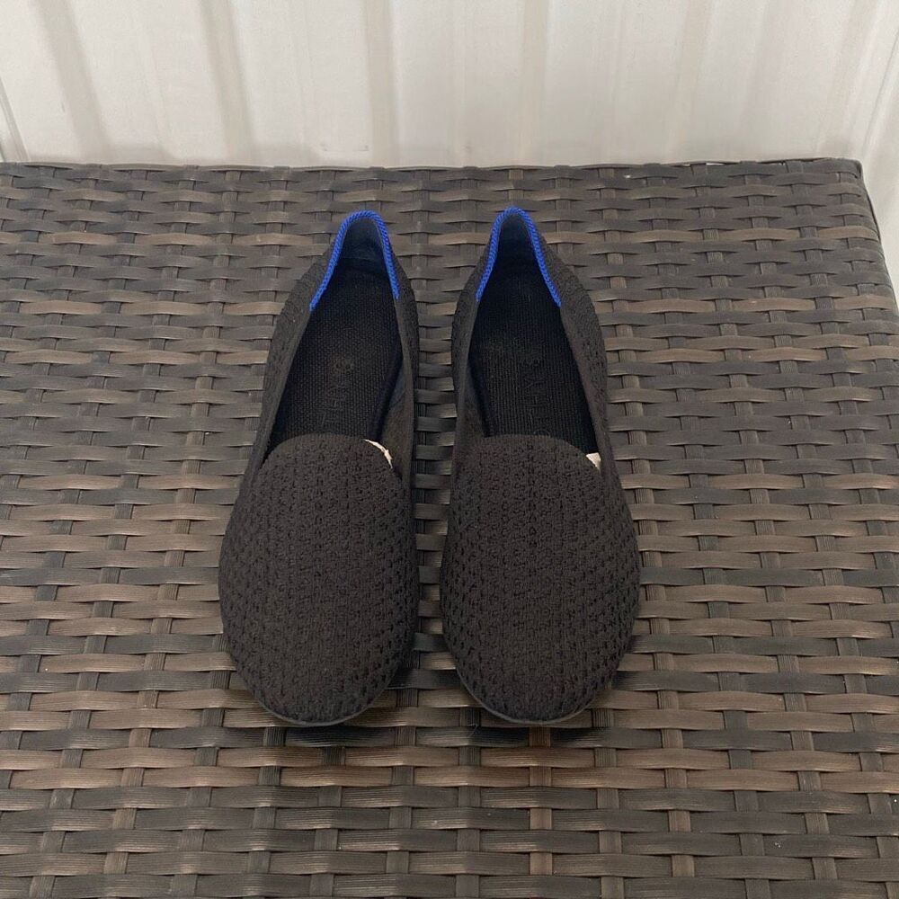 Rothy’s round toe honeycomb, woven knit ballet flat shoes  woman size 8.5